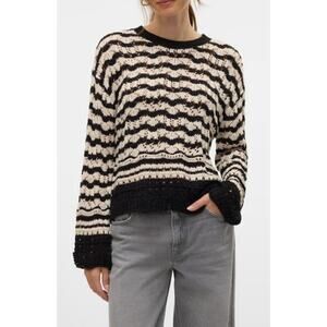 Vero Moda Kiwi Open Stitch Sweater Size Small NWT